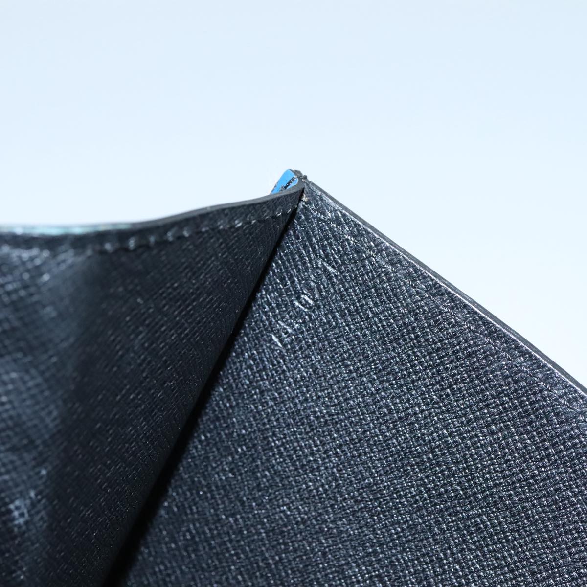 LOUIS VUITTON Epi Montaigne 27 Clutch Bag Blue M52655 LV 104922