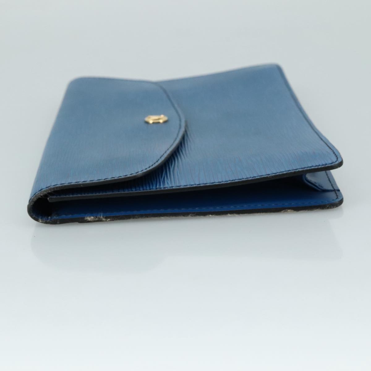 LOUIS VUITTON Epi Montaigne 27 Clutch Bag Blue M52655 LV 104922