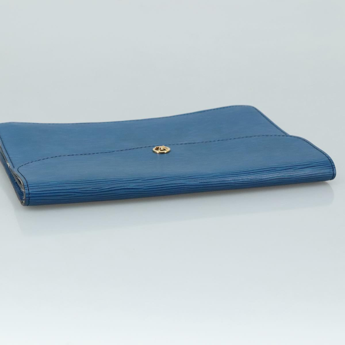 LOUIS VUITTON Epi Montaigne 27 Clutch Bag Blue M52655 LV 104922