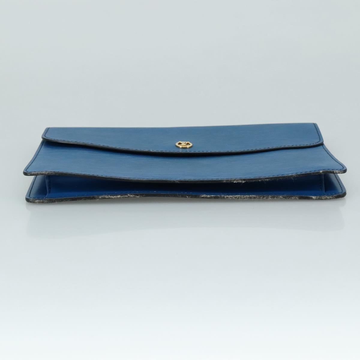 LOUIS VUITTON Epi Montaigne 27 Clutch Bag Blue M52655 LV 104922