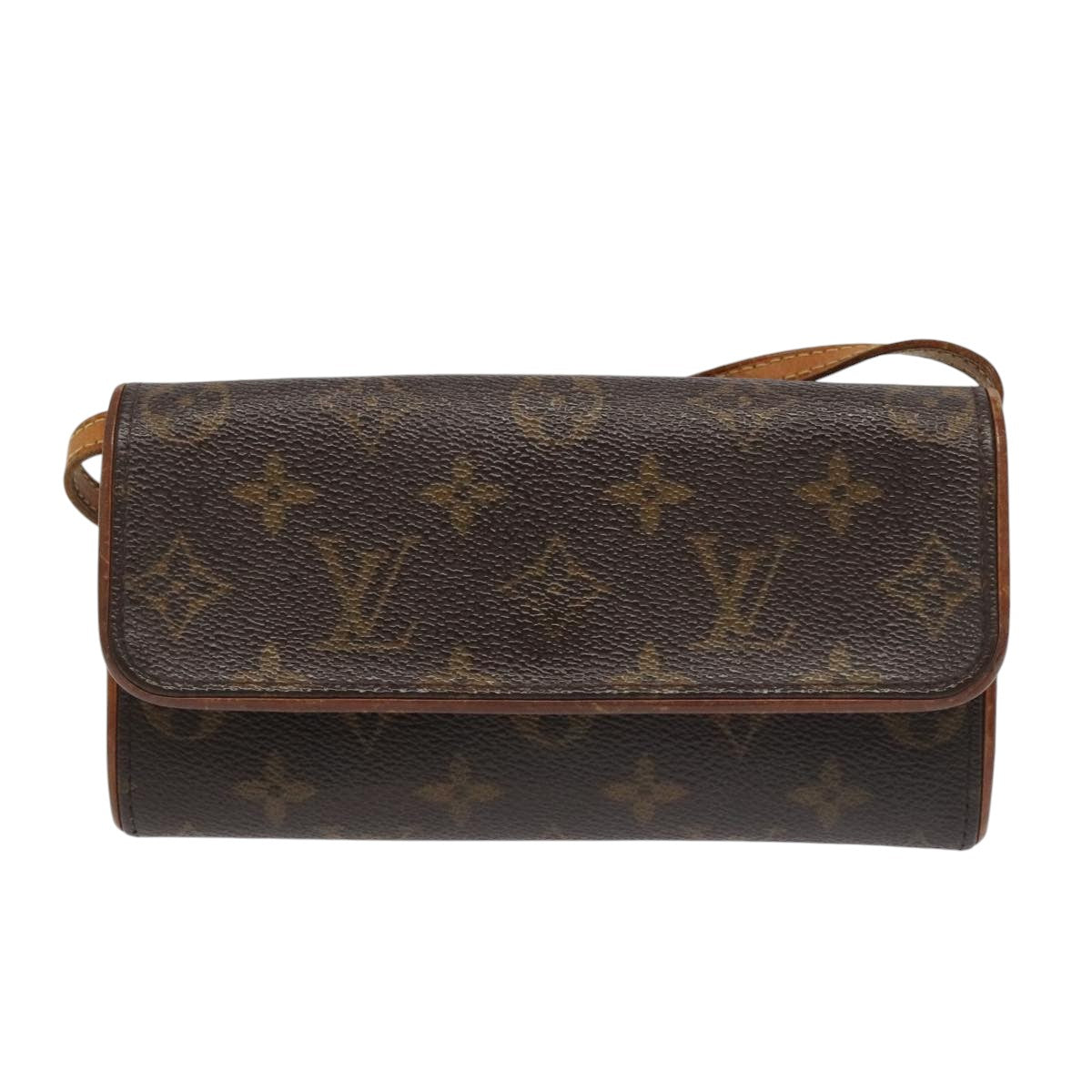LOUIS VUITTON Monogram Pochette Twin PM Shoulder Bag M51854 LV 104924