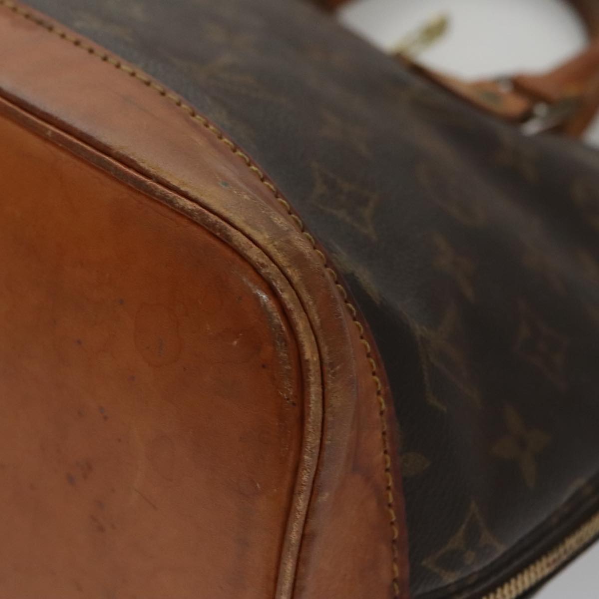 LOUIS VUITTON Monogram Alma Hand Bag M51130 LV 104928