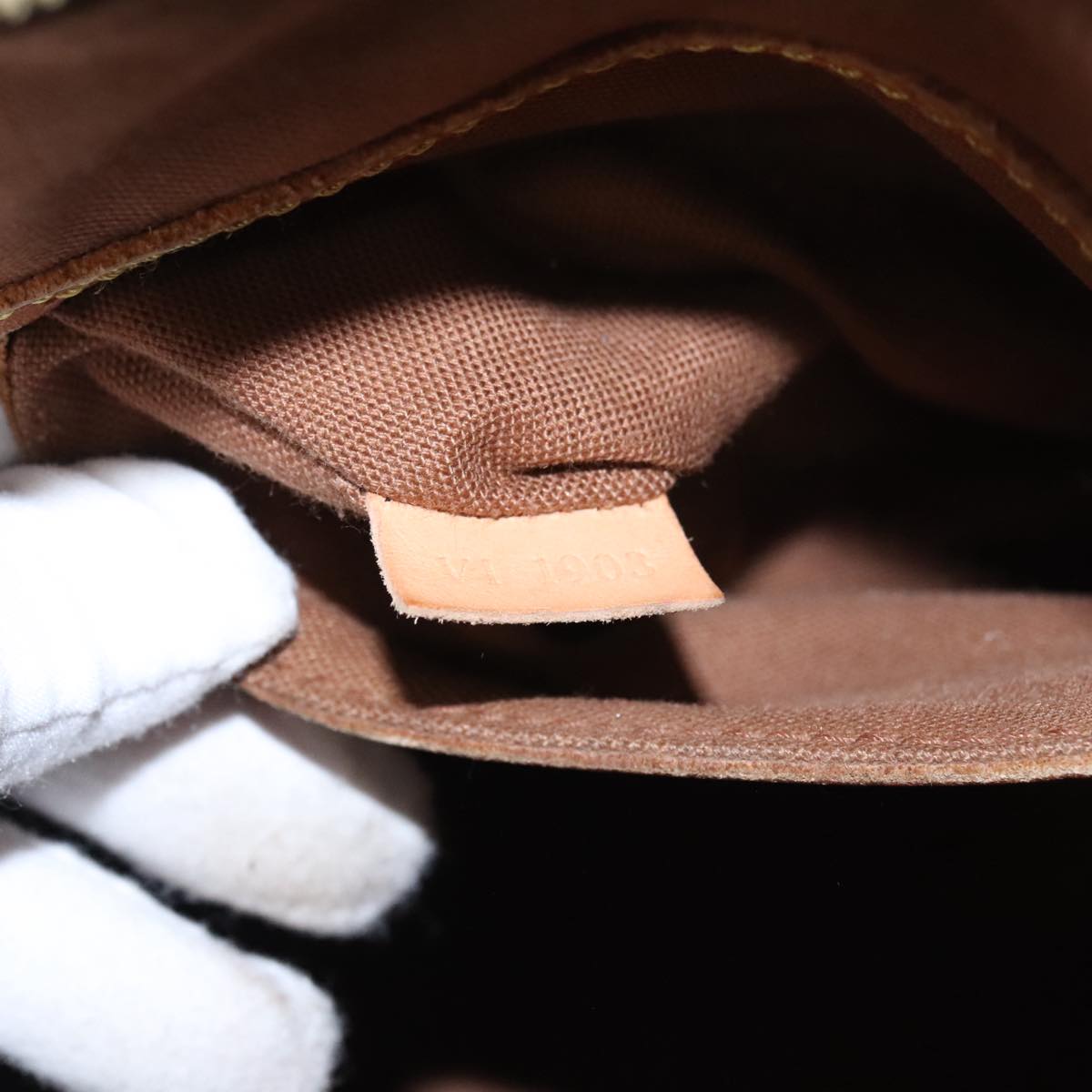 LOUIS VUITTON Monogram Alma Hand Bag M51130 LV 104928