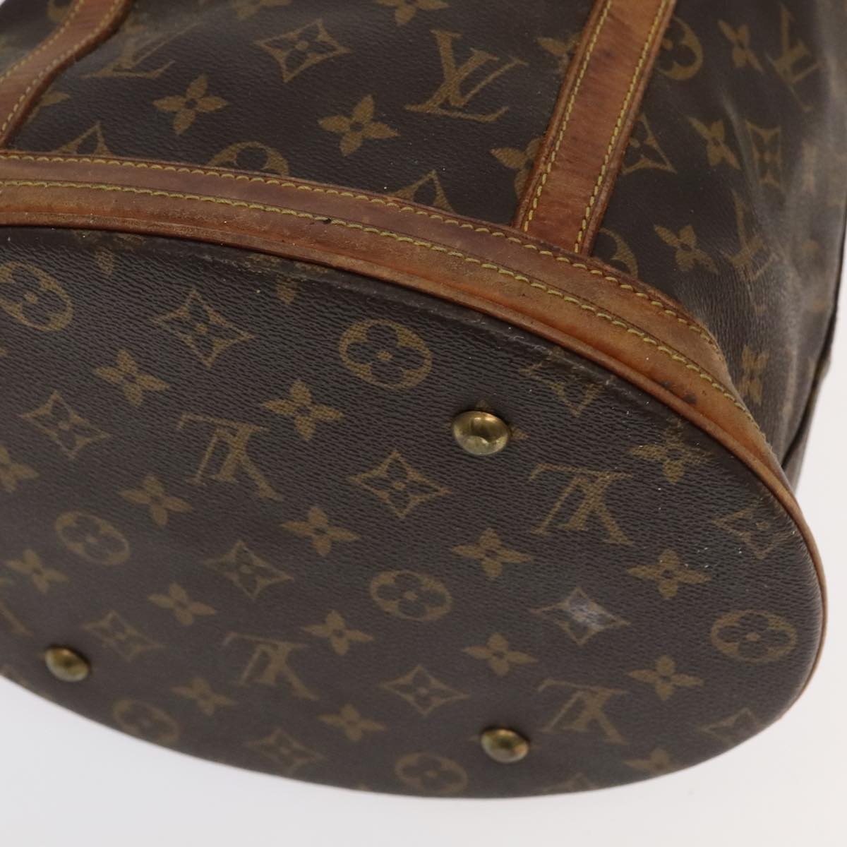 LOUIS VUITTON Monogram Bucket GM Shoulder Bag M42236 LV 104947