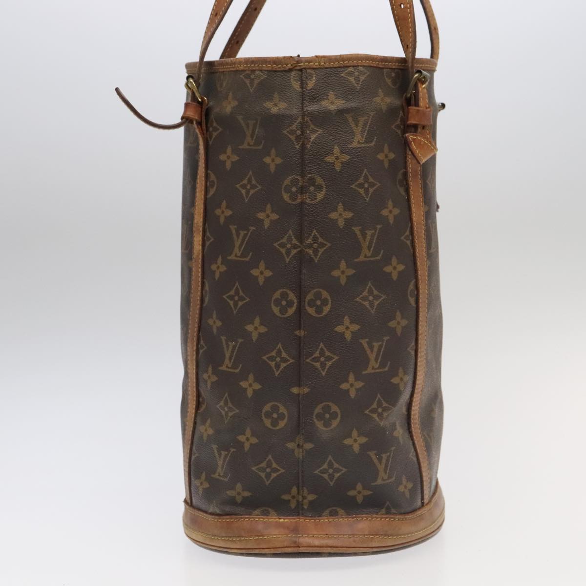 LOUIS VUITTON Monogram Bucket GM Shoulder Bag M42236 LV 104947