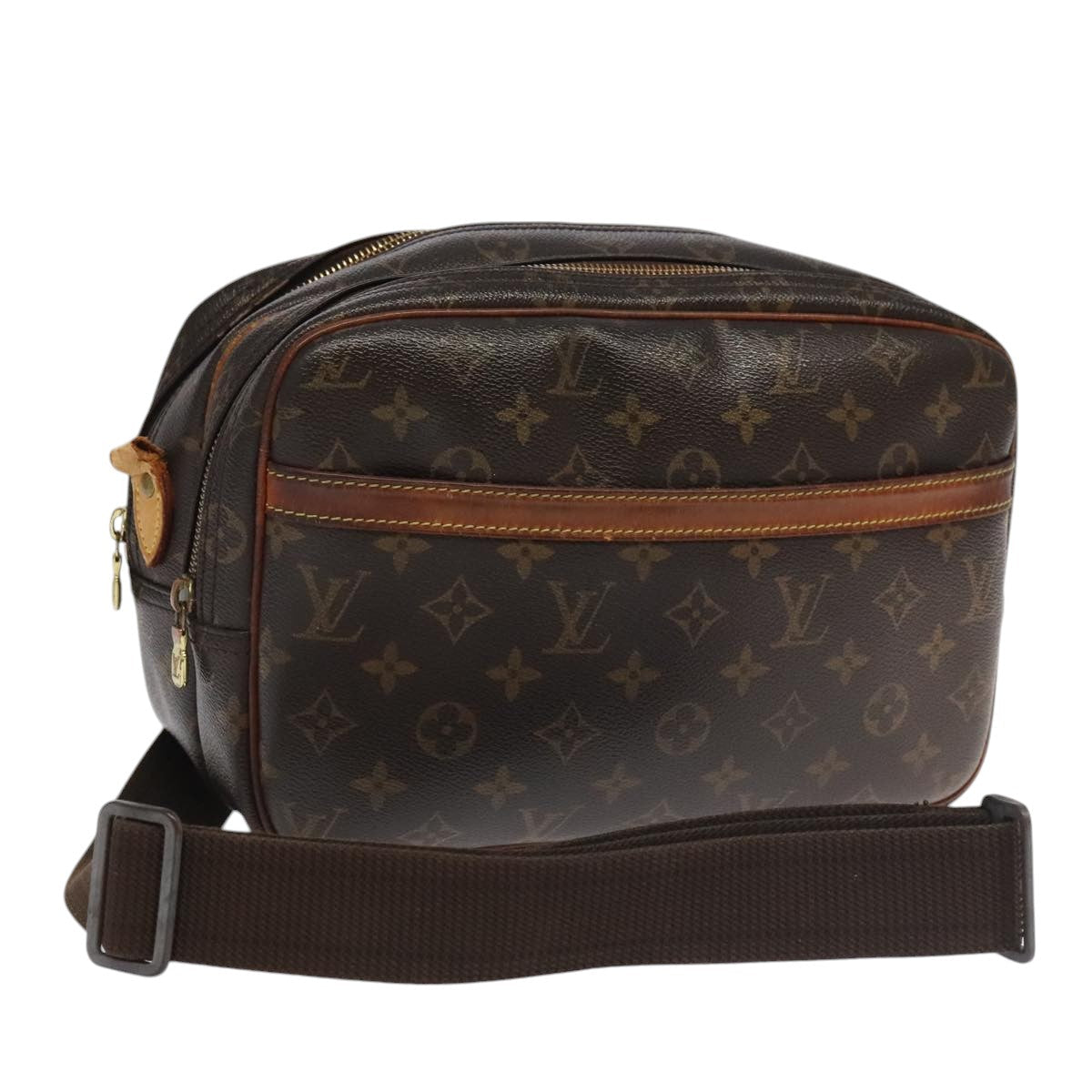 LOUIS VUITTON Monogram Reporter PM Shoulder Bag M45254 LV 104950