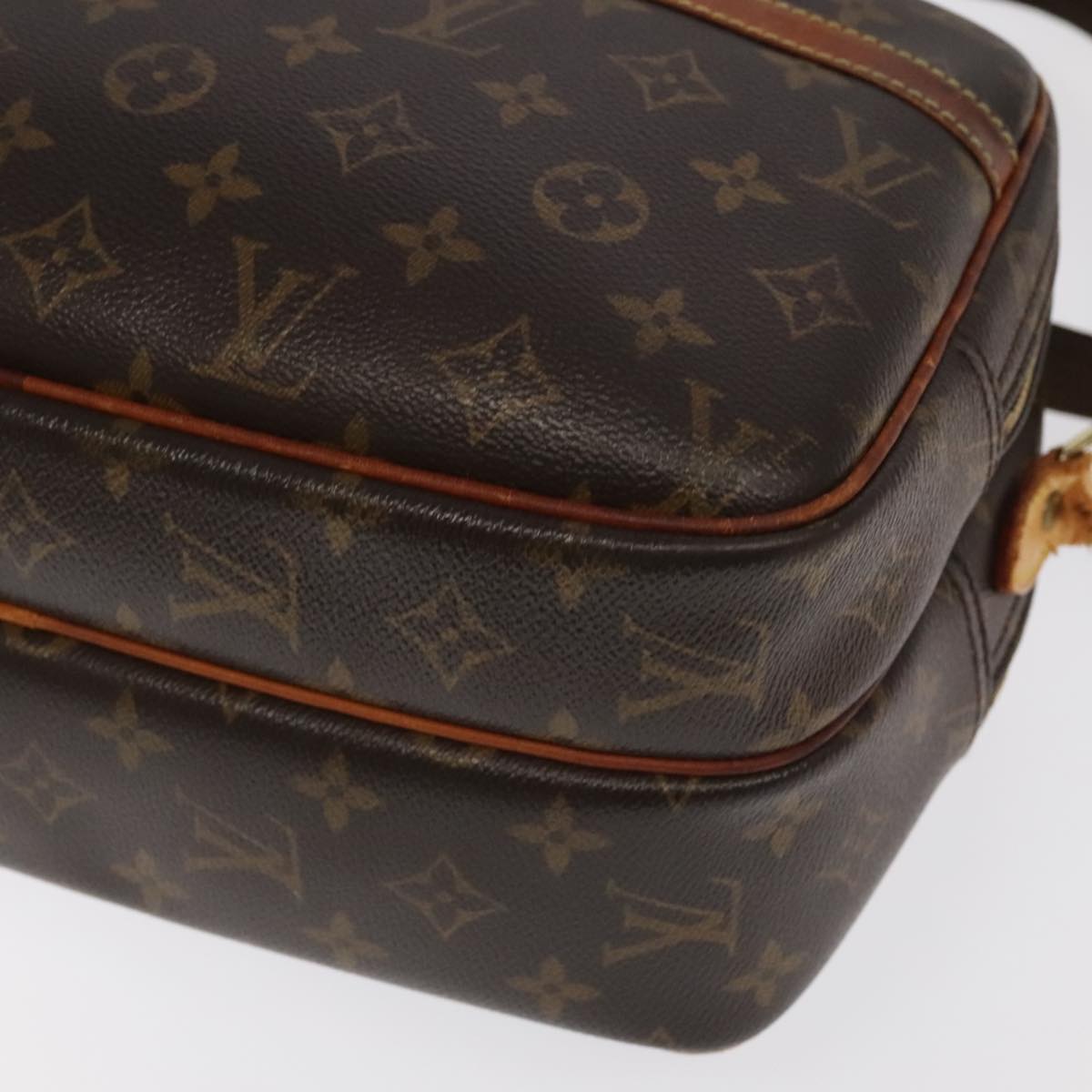 LOUIS VUITTON Monogram Reporter PM Shoulder Bag M45254 LV 104950