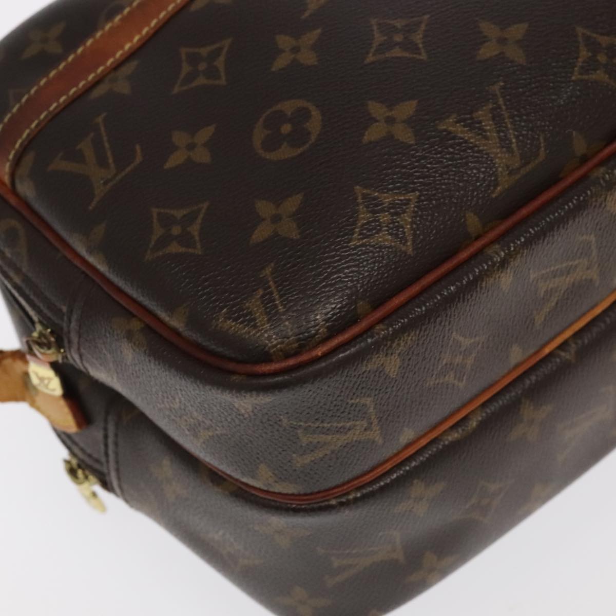 LOUIS VUITTON Monogram Reporter PM Shoulder Bag M45254 LV 104950