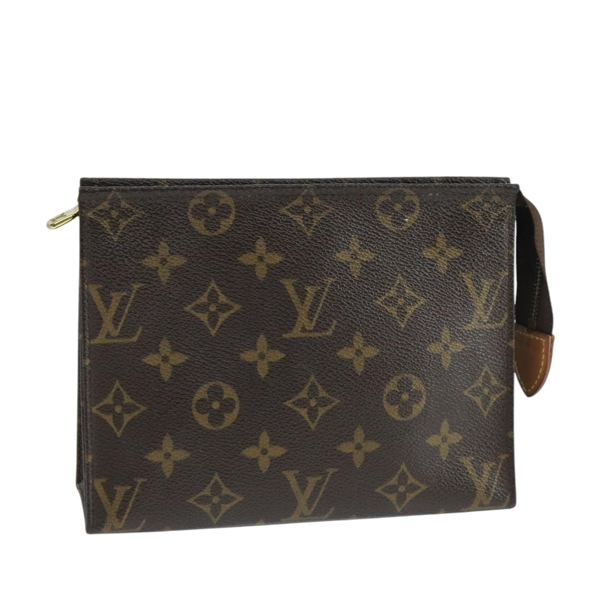 LOUIS VUITTON Monogram Poche Toilette 19 Pouch M47544 LV 104955