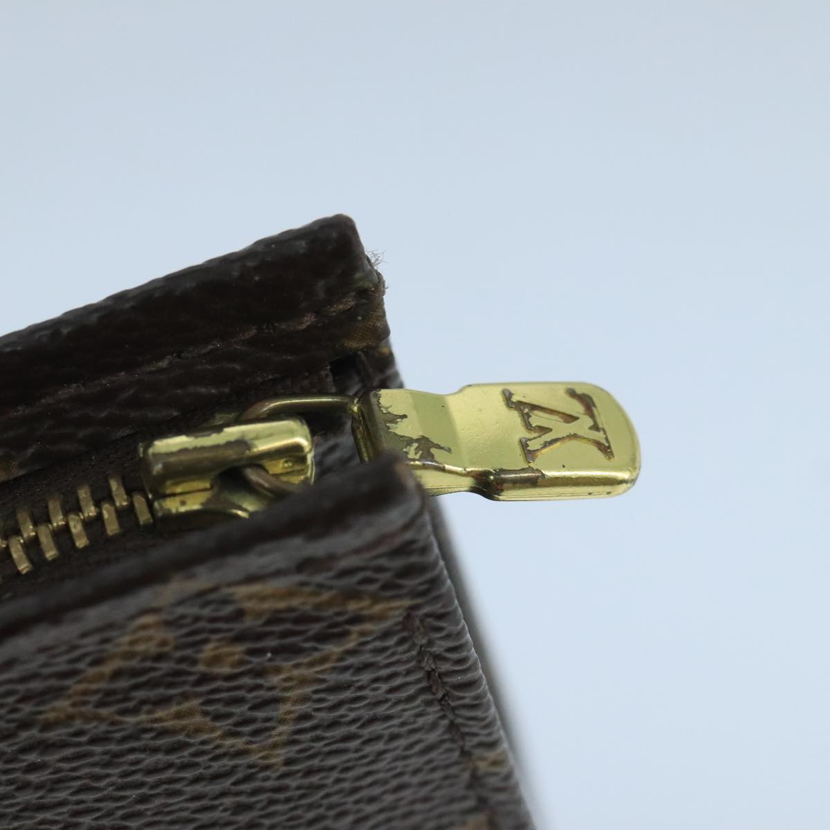 LOUIS VUITTON Monogram Poche Toilette 19 Pouch M47544 LV 104955