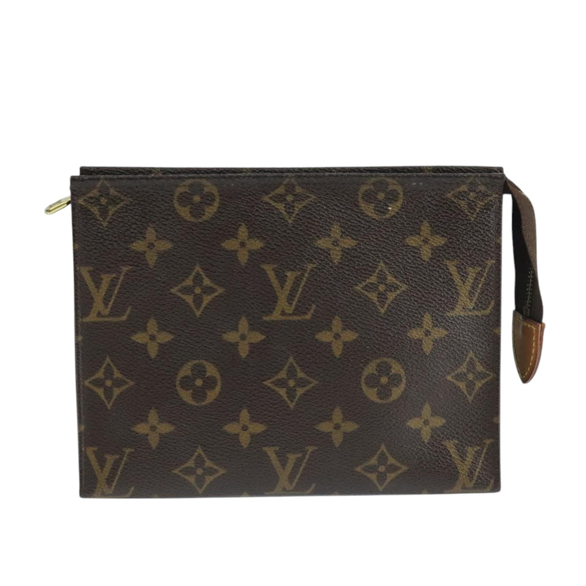 LOUIS VUITTON Monogram Poche Toilette 19 Pouch M47544 LV 104955