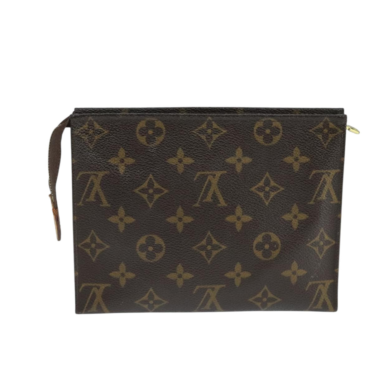 LOUIS VUITTON Monogram Poche Toilette 19 Pouch M47544 LV 104955