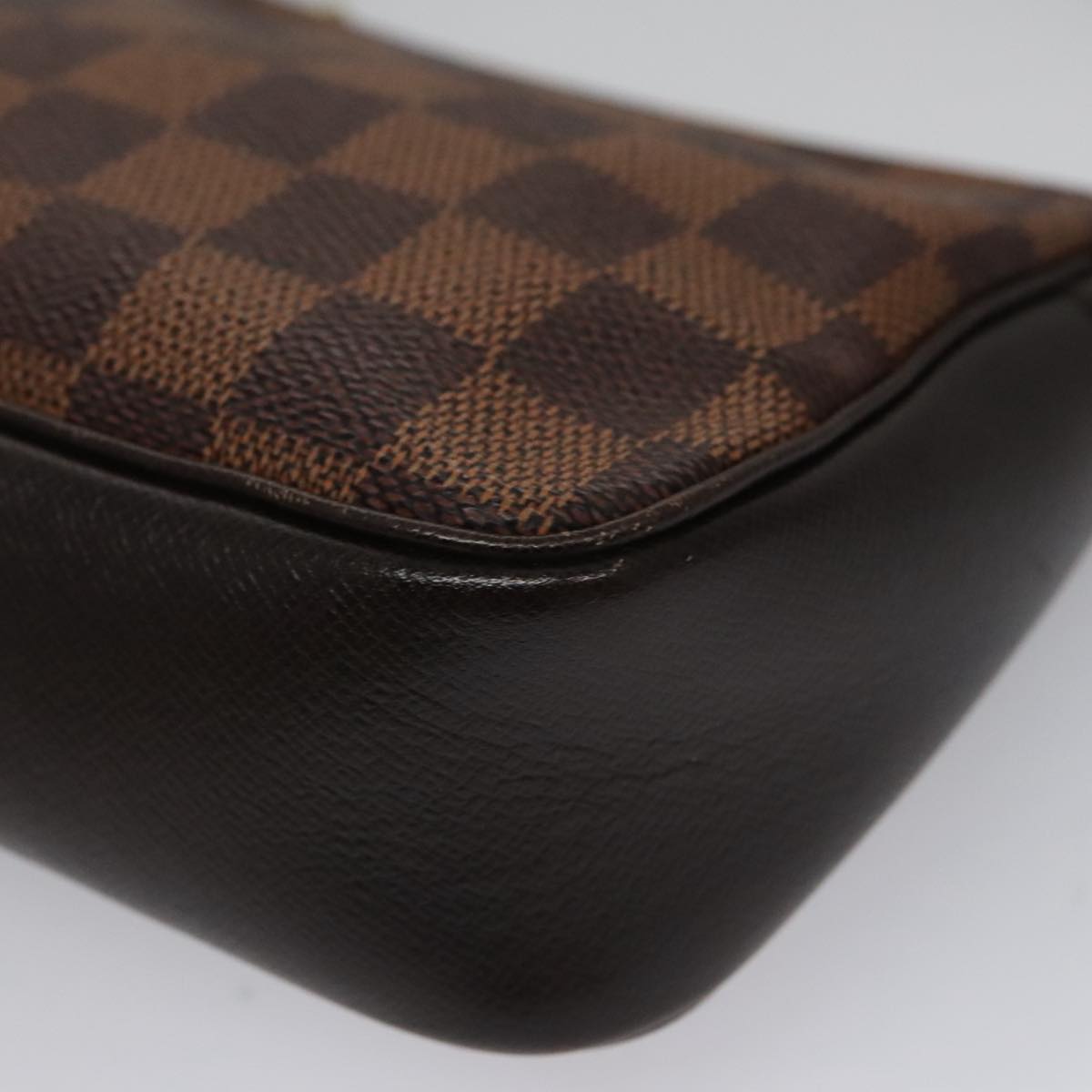LOUIS VUITTON Damier Ebene Trousse Makeup Pouch N51982 LV 104958