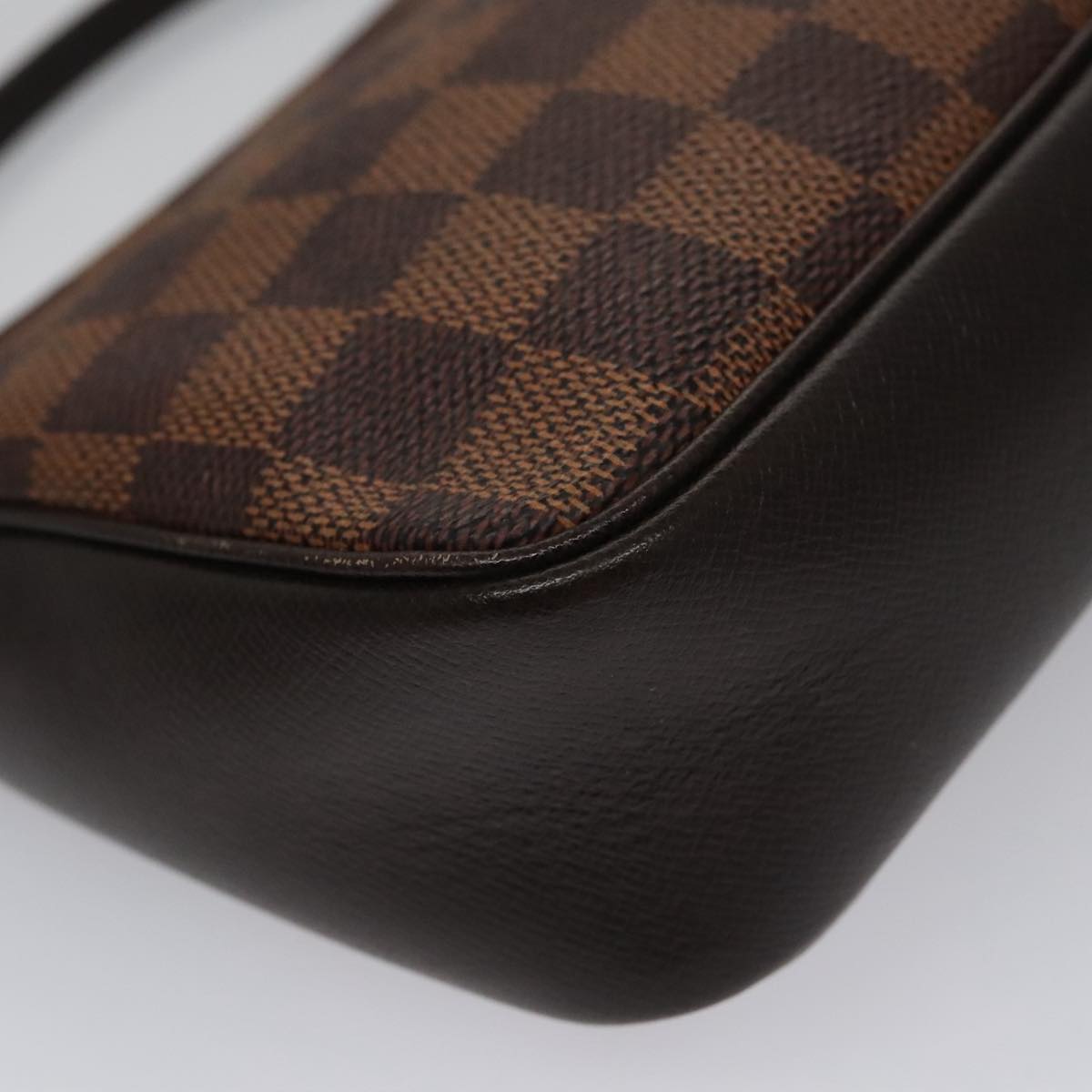 LOUIS VUITTON Damier Ebene Trousse Makeup Pouch N51982 LV 104958