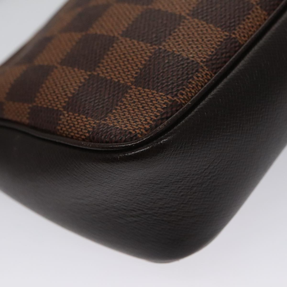 LOUIS VUITTON Damier Ebene Trousse Makeup Pouch N51982 LV 104958