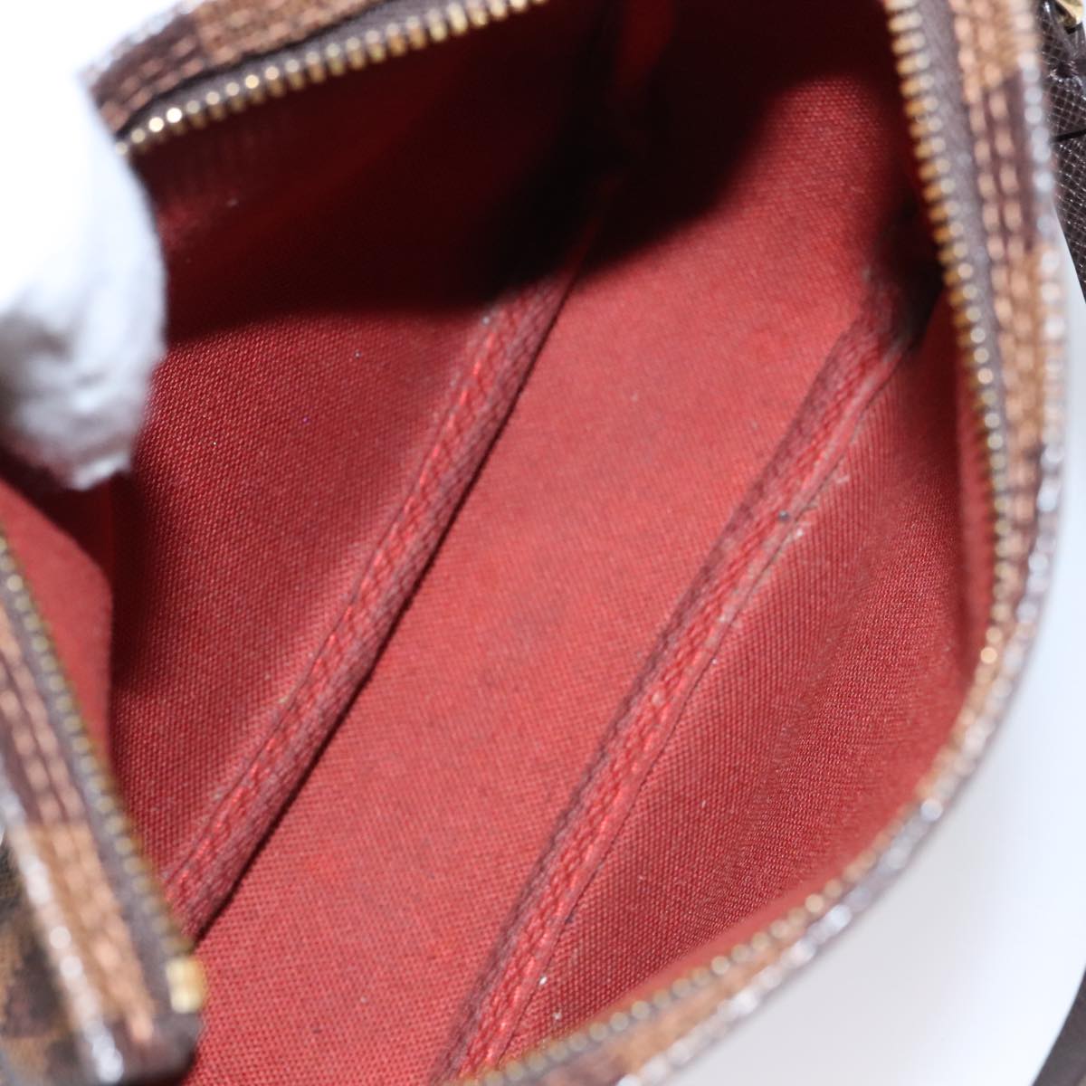 LOUIS VUITTON Damier Ebene Trousse Makeup Pouch N51982 LV 104958