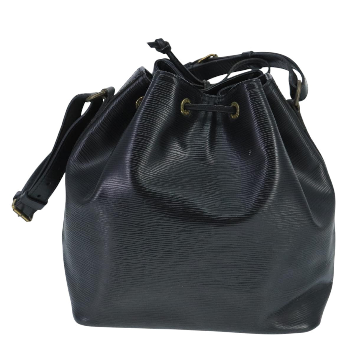 LOUIS VUITTON Epi Petit Noe Shoulder Bag Black M44102 LV 104989