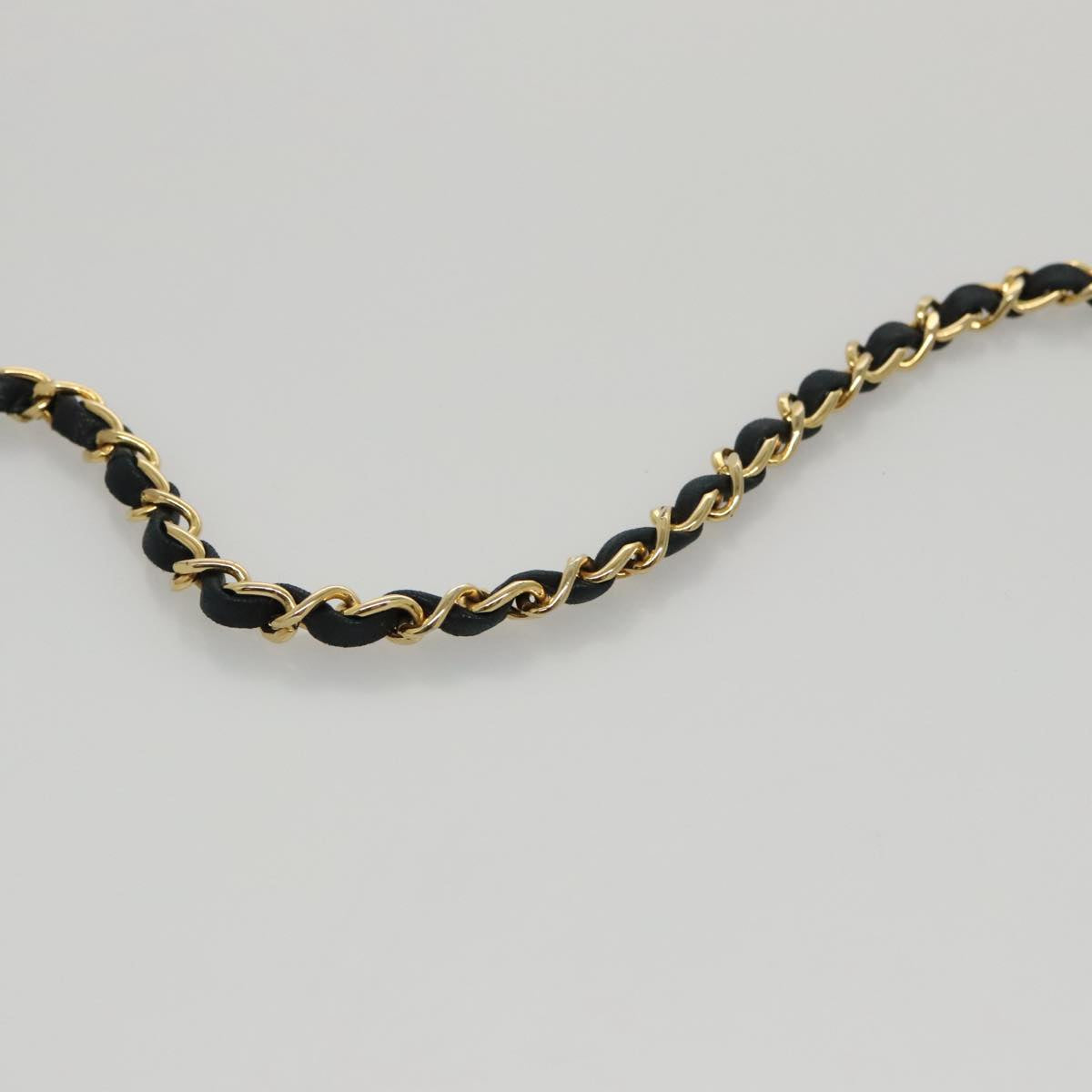 CHANEL Matelasse Chain Shoulder Bag Lamb Skin Black CC 104999