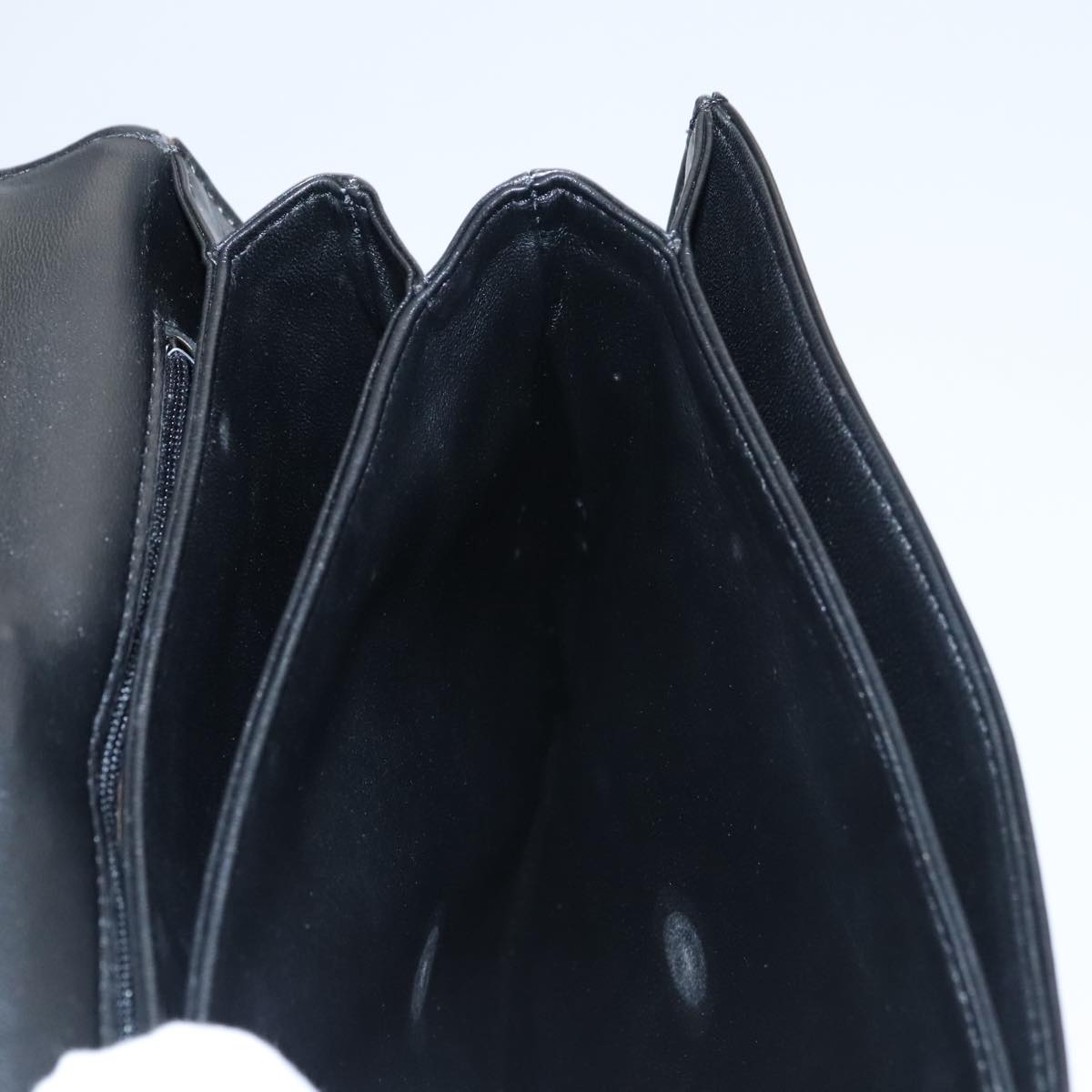 LOUIS VUITTON Opera Line Delph Shoulder Bag Leather Black M63932 LV 105118