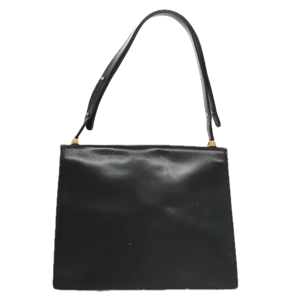 LOUIS VUITTON Opera Line Delph Shoulder Bag Leather Black M63932 LV 105118