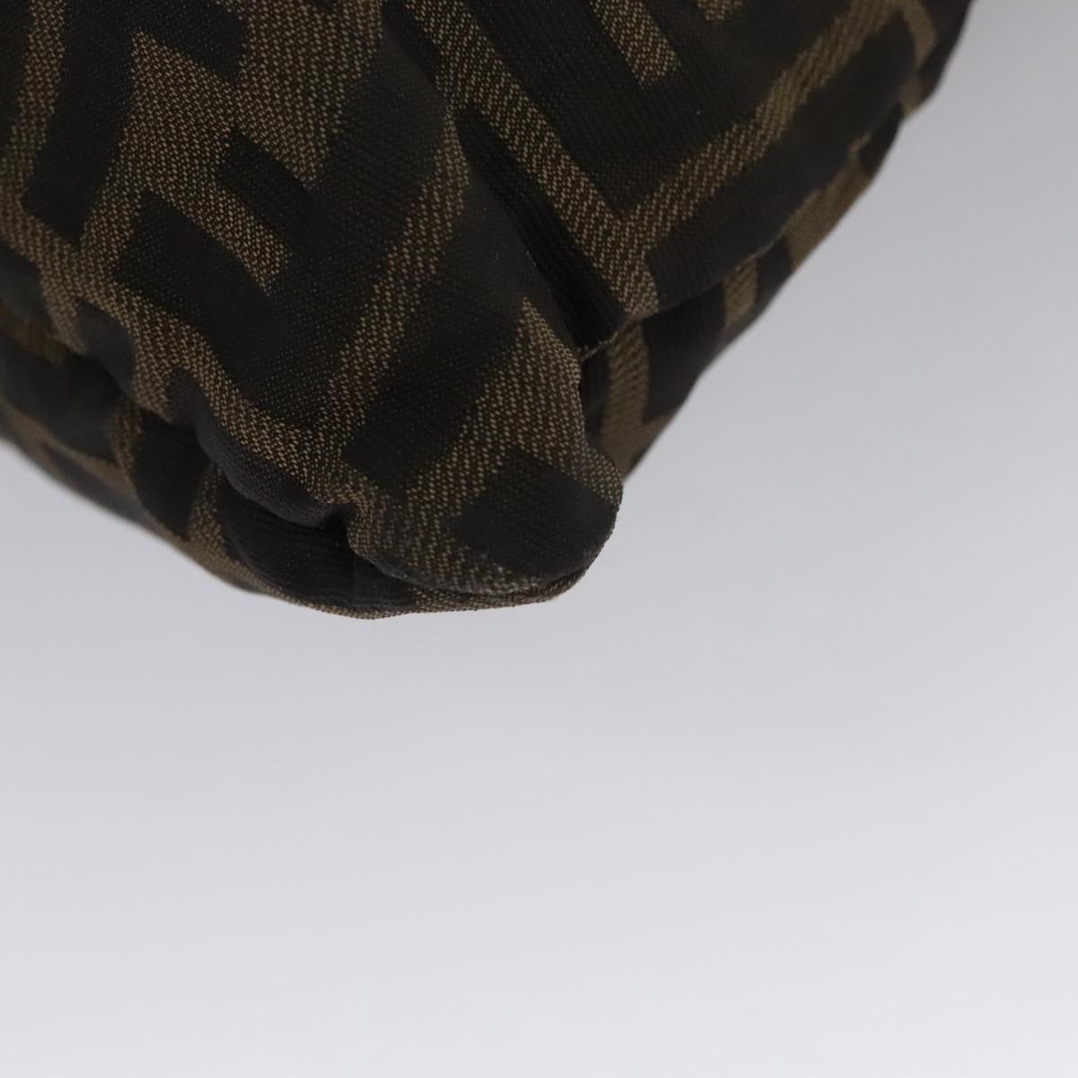 FENDI Zucca Canvas Tote Bag Brown Black 105206