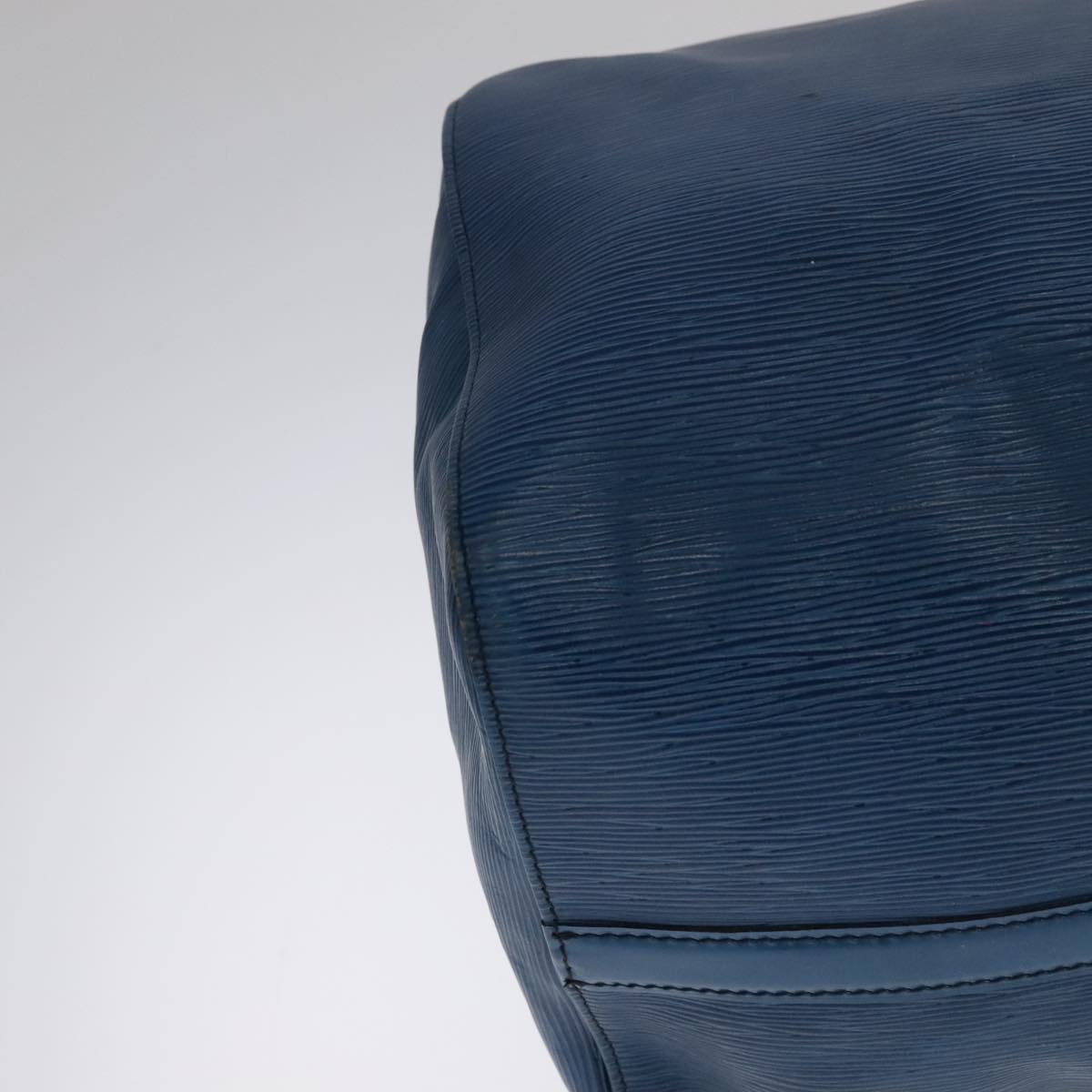 LOUIS VUITTON Epi Keepall 50 Boston Bag Blue M42965 LV 105218