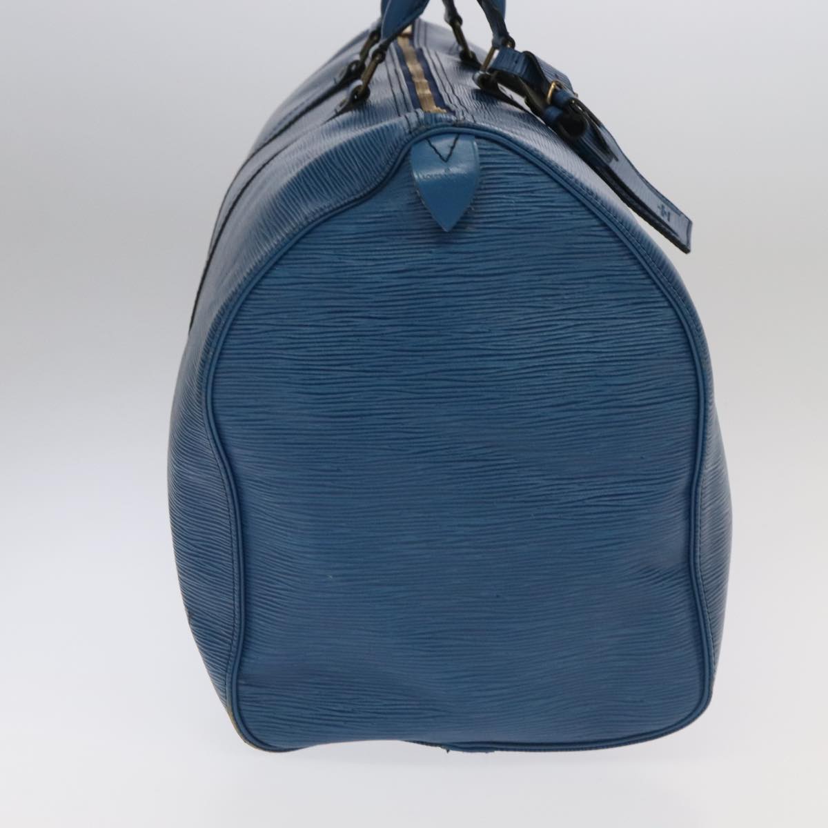LOUIS VUITTON Epi Keepall 50 Boston Bag Blue M42965 LV 105218