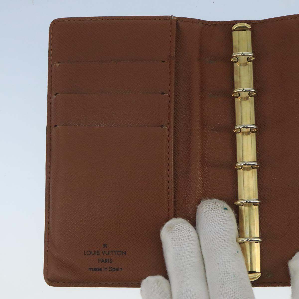 LOUIS VUITTON Monogram Agenda PM Day Planner Cover R20005 LV 105330
