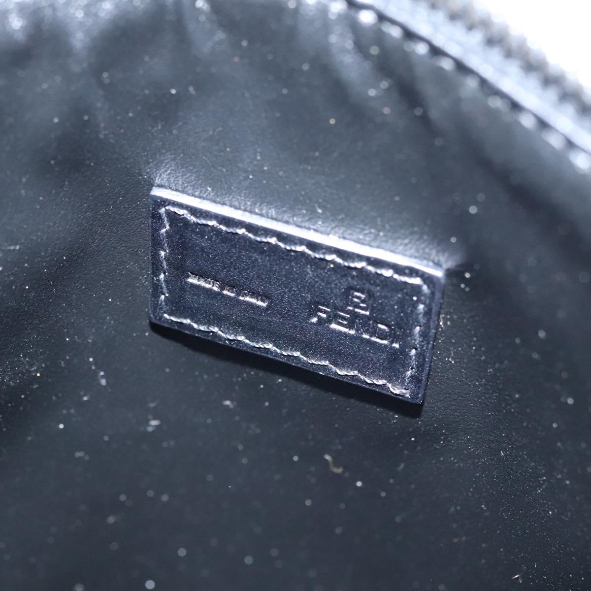 FENDI Zucchino Canvas Pouch Brown 105942