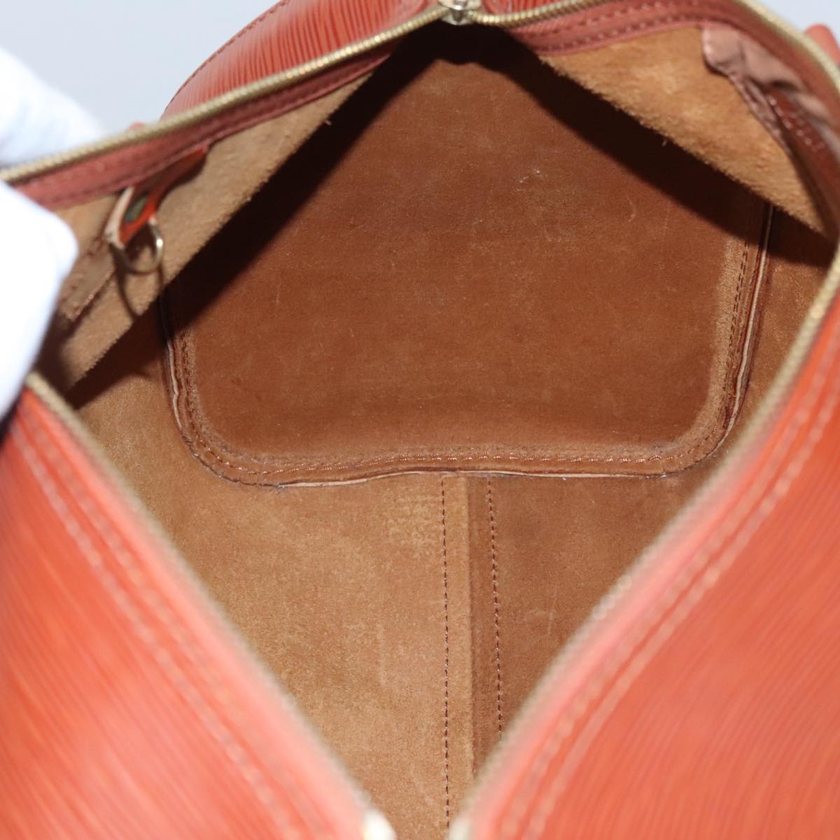 LOUIS VUITTON Epi Speedy 35 Hand Bag Kenya Brown M42993 LV 106001