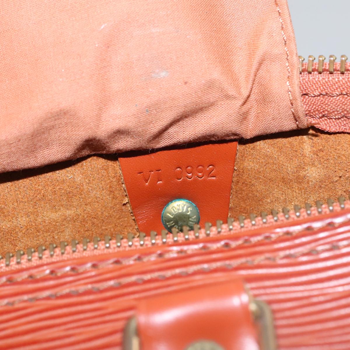 LOUIS VUITTON Epi Speedy 35 Hand Bag Kenya Brown M42993 LV 106001