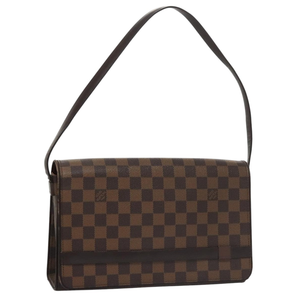 LOUIS VUITTON Damier Ebene Tribeca Carre Shoulder Bag N51161 LV 106009