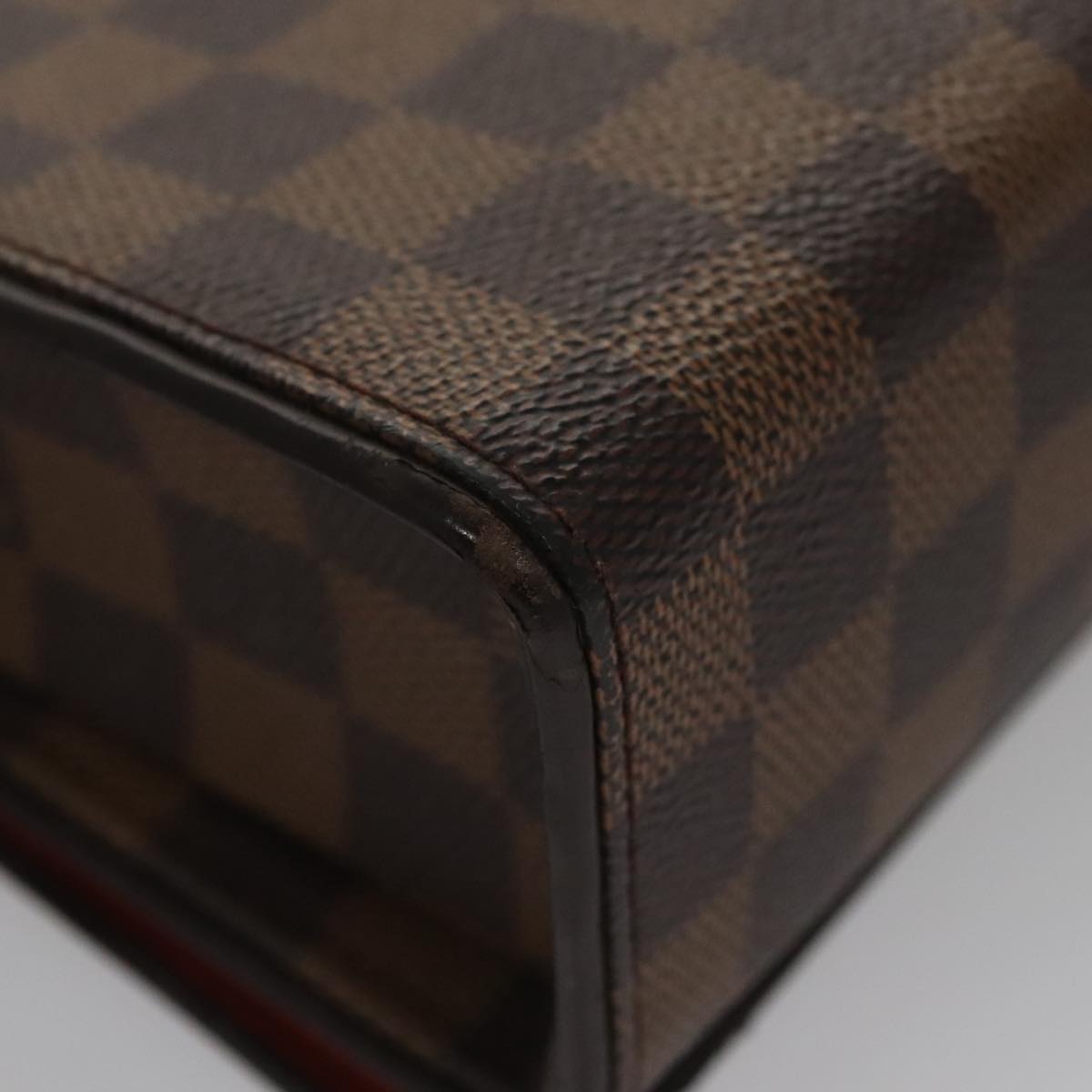 LOUIS VUITTON Damier Ebene Tribeca Carre Shoulder Bag N51161 LV 106009