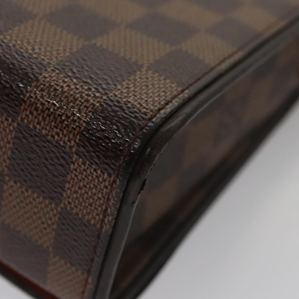 LOUIS VUITTON Damier Ebene Tribeca Carre Shoulder Bag N51161 LV 106009