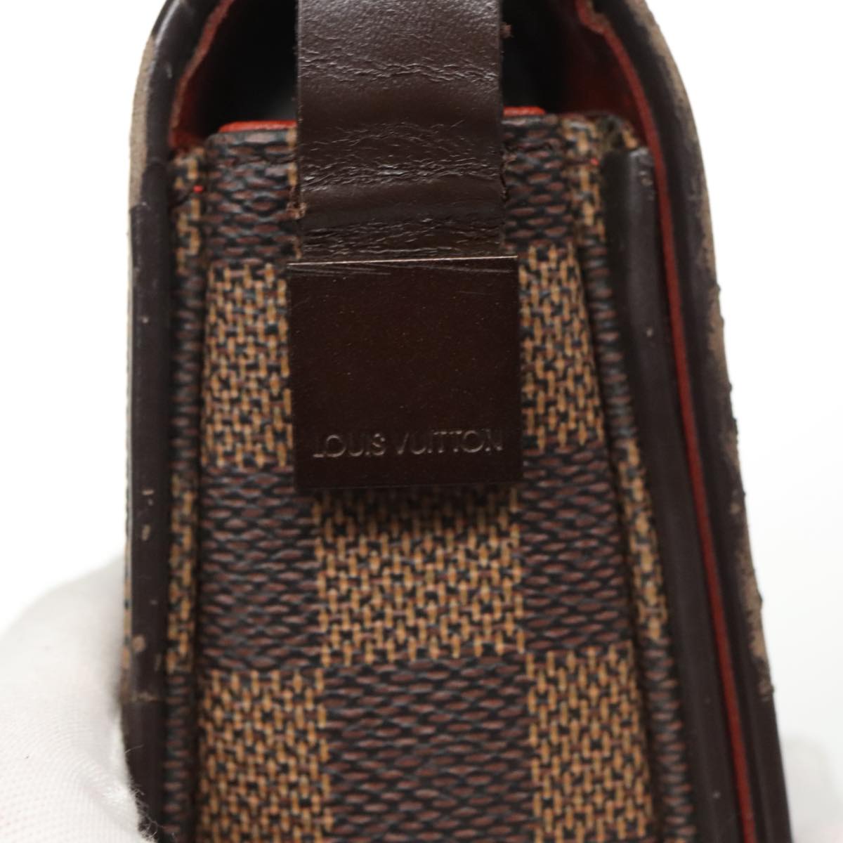 LOUIS VUITTON Damier Ebene Tribeca Carre Shoulder Bag N51161 LV 106009