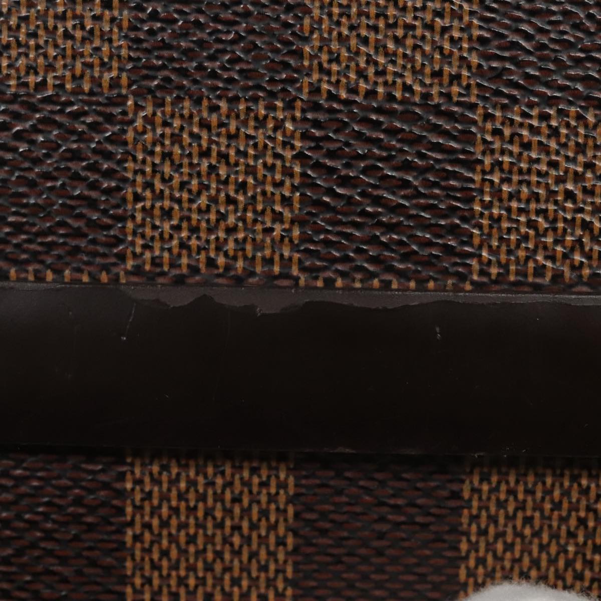 LOUIS VUITTON Damier Ebene Tribeca Carre Shoulder Bag N51161 LV 106009