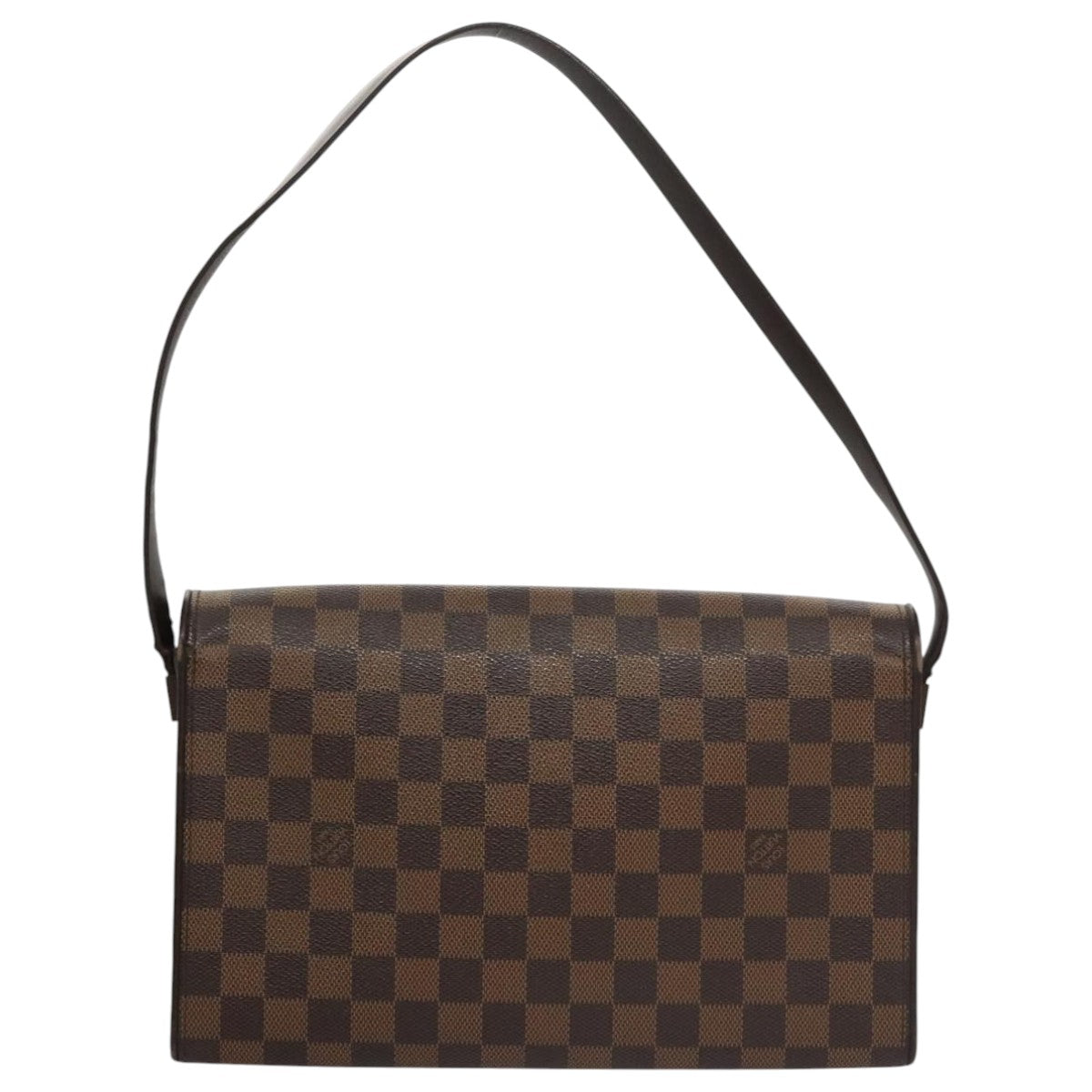 LOUIS VUITTON Damier Ebene Tribeca Carre Shoulder Bag N51161 LV 106009