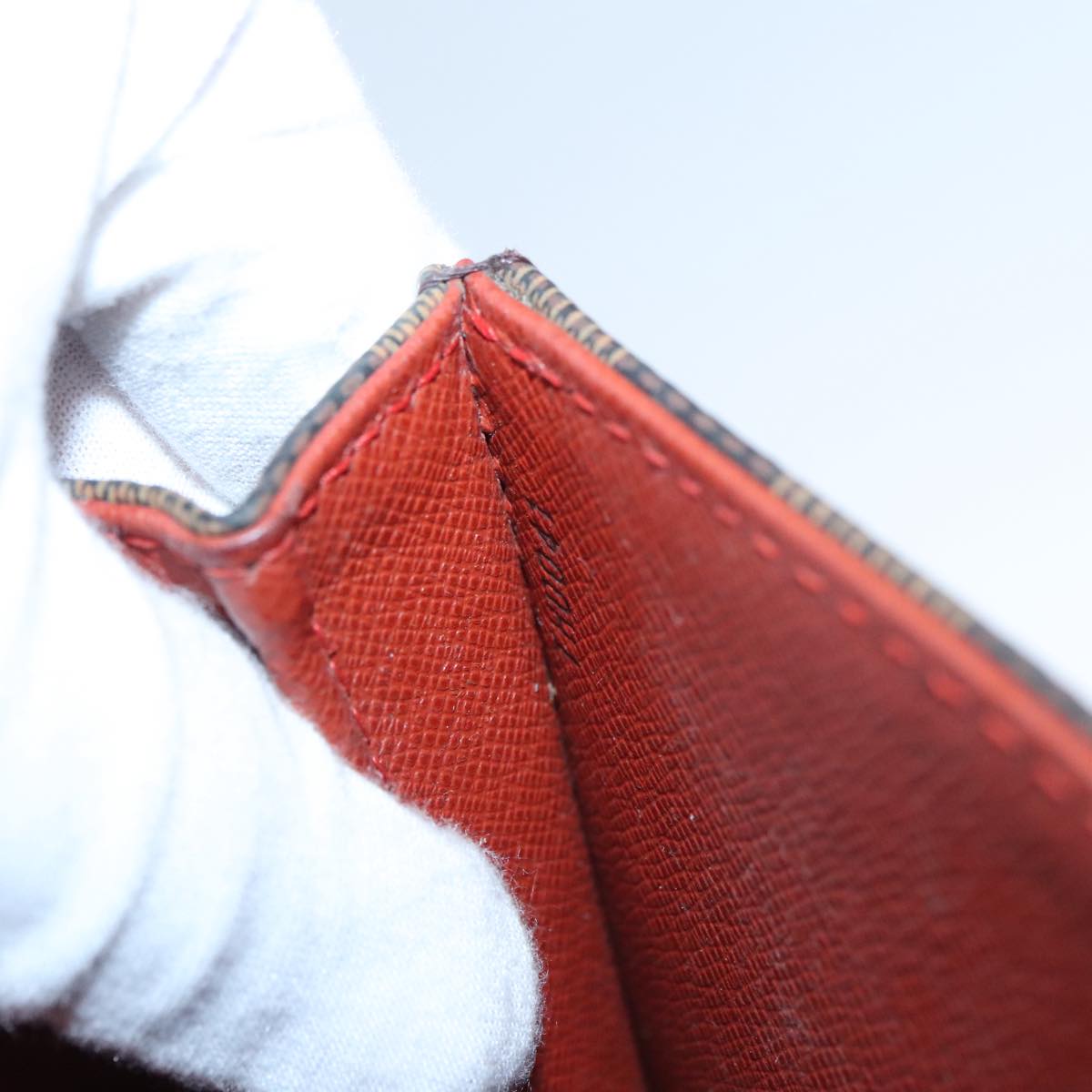 LOUIS VUITTON Damier Ebene Tribeca Carre Shoulder Bag N51161 LV 106009