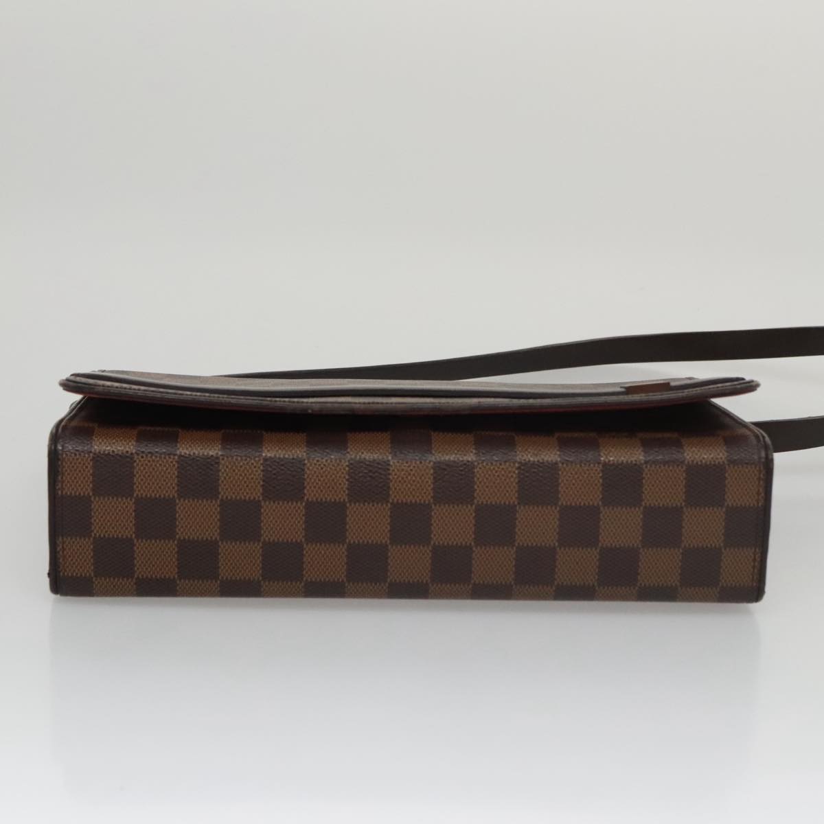 LOUIS VUITTON Damier Ebene Tribeca Carre Shoulder Bag N51161 LV 106009