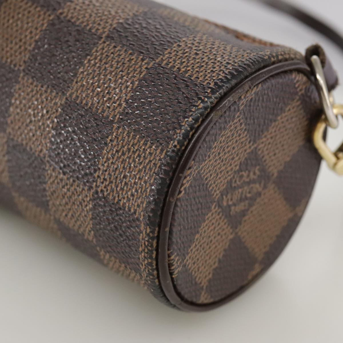 LOUIS VUITTON Damier Ebene Papillon Pouch LV 106117