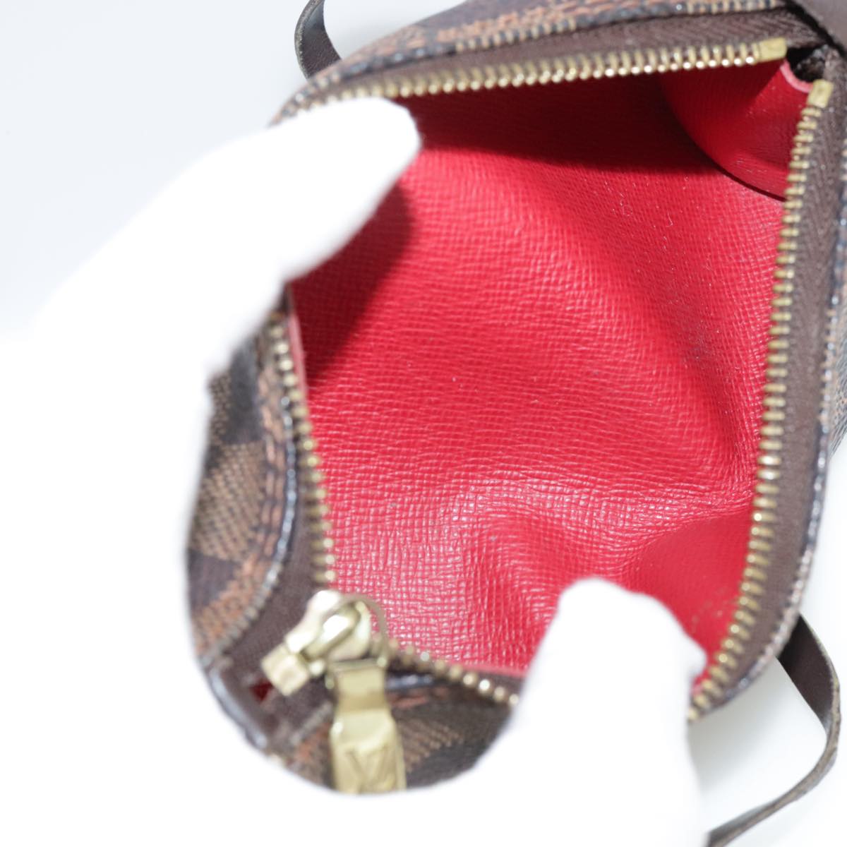 LOUIS VUITTON Damier Ebene Papillon Pouch LV 106117