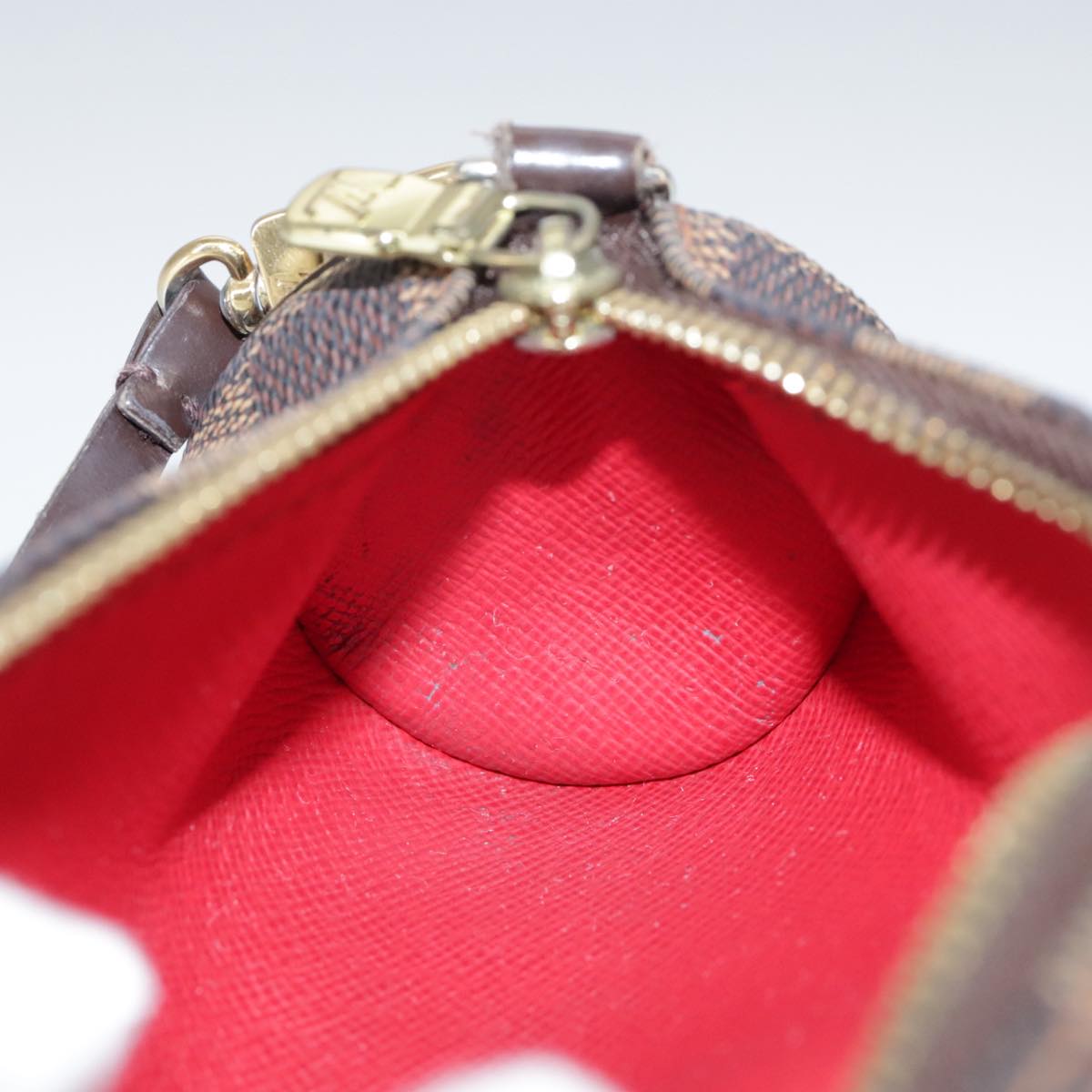 LOUIS VUITTON Damier Ebene Papillon Pouch LV 106117