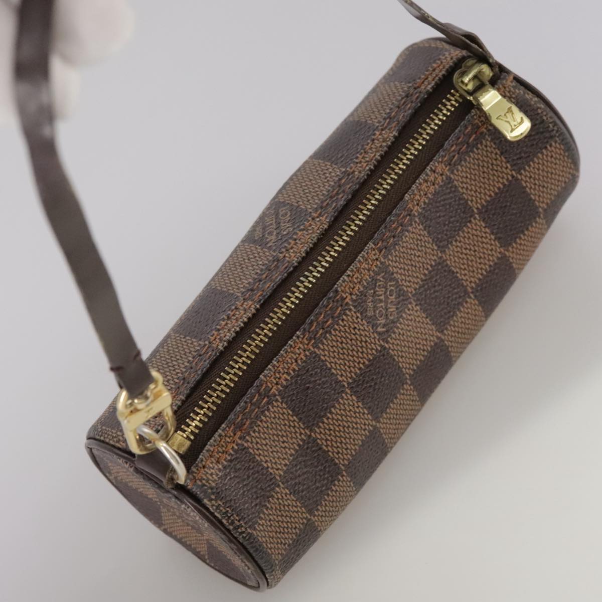 LOUIS VUITTON Damier Ebene Papillon Pouch LV 106117