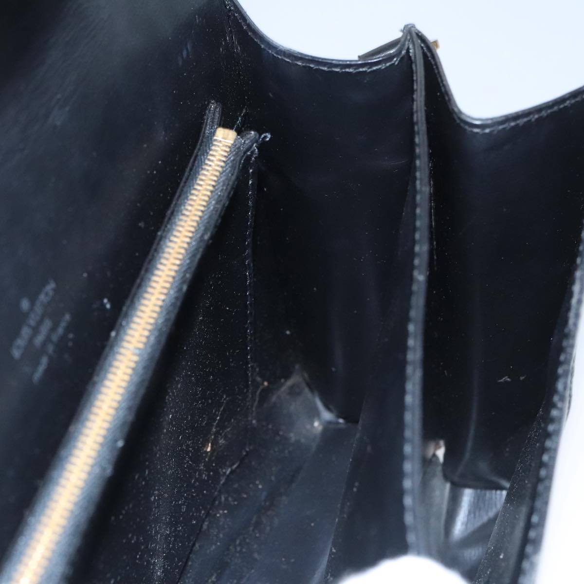 LOUIS VUITTON Epi Free Run Shoulder Bag Black M52402 LV 106127