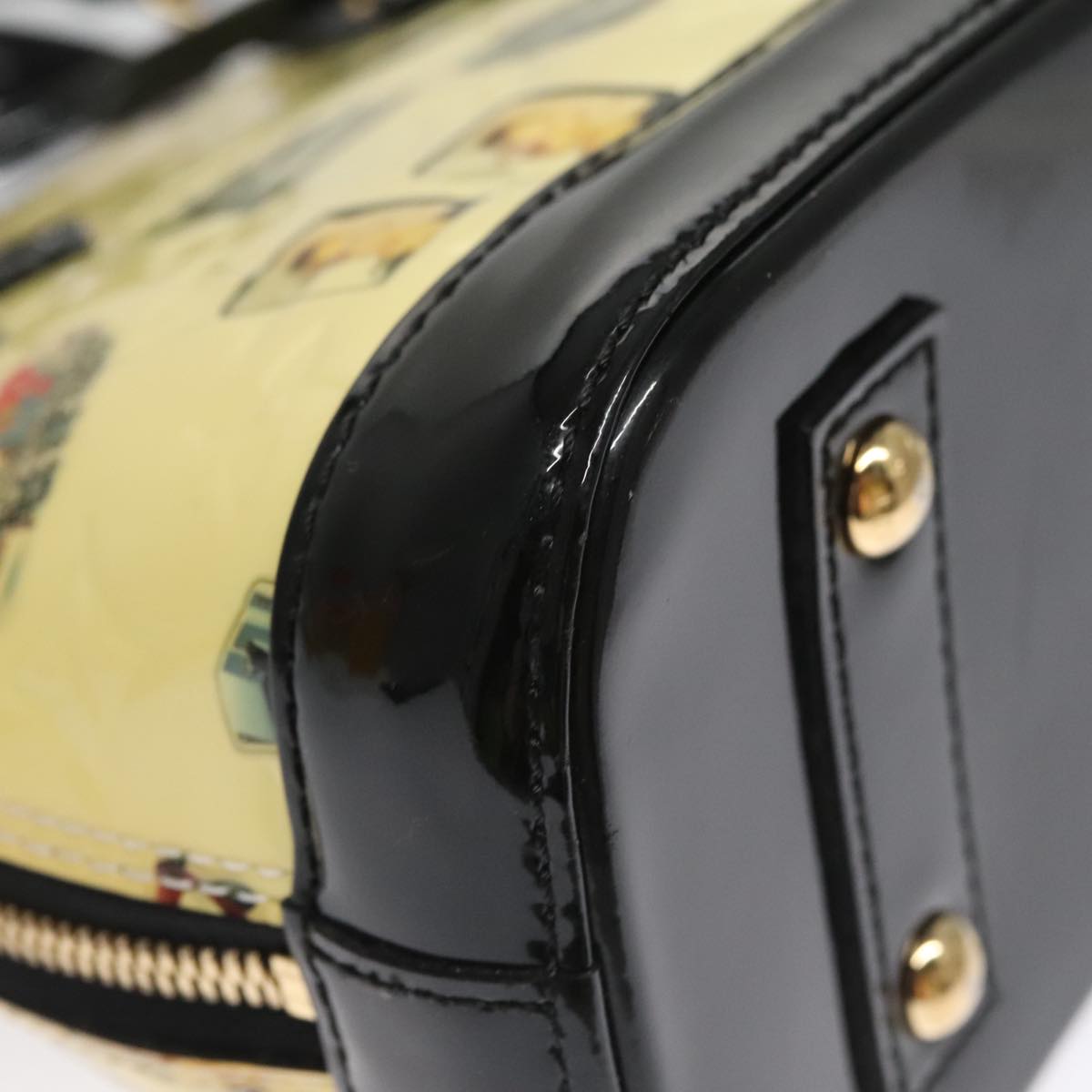 LOUIS VUITTON Vernis Nicolas Ghesquière Alma BB Hand Bag 2way M50419 106134