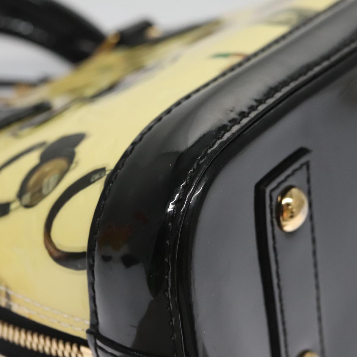 LOUIS VUITTON Vernis Nicolas Ghesquière Alma BB Hand Bag 2way M50419 106134
