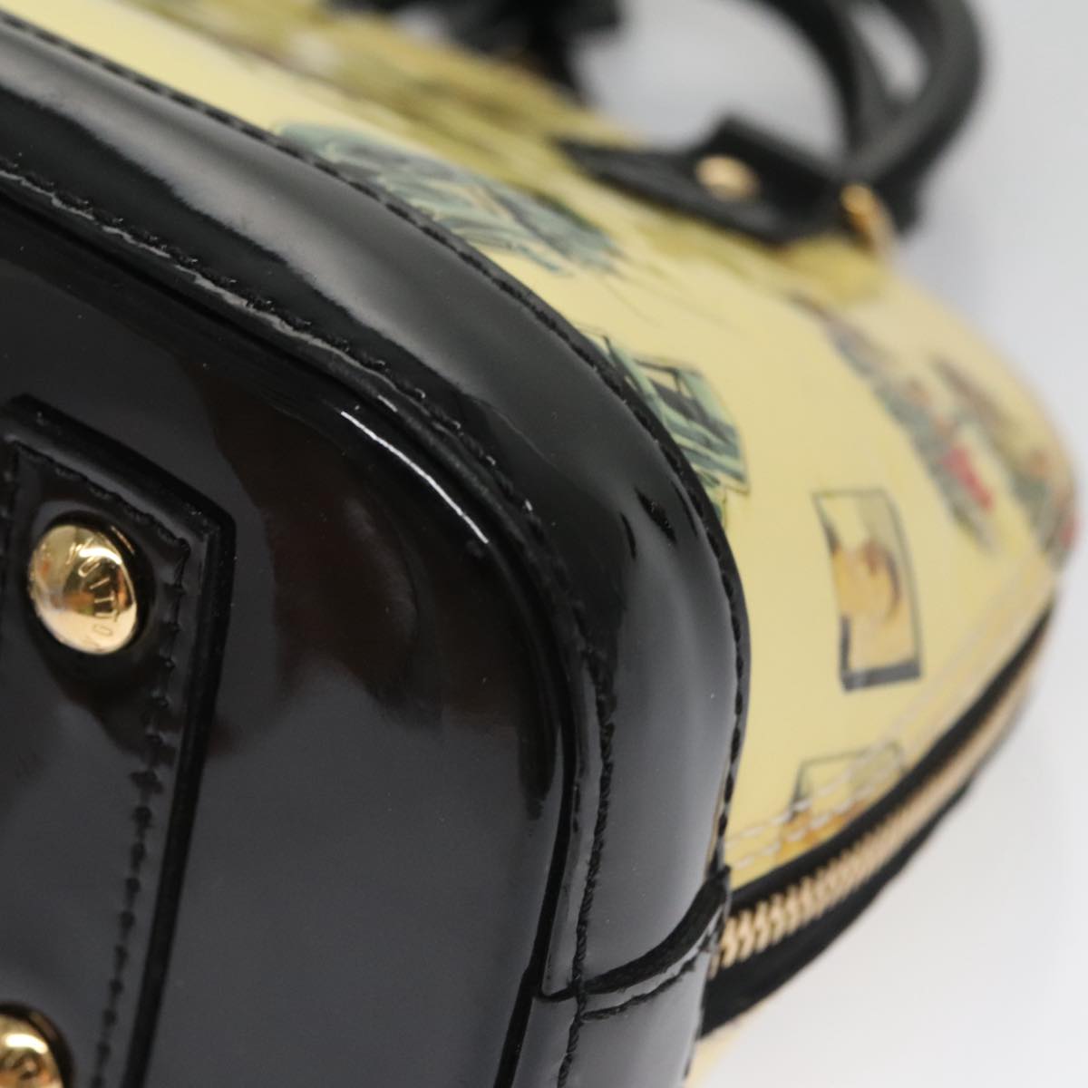 LOUIS VUITTON Vernis Nicolas Ghesquière Alma BB Hand Bag 2way M50419 106134