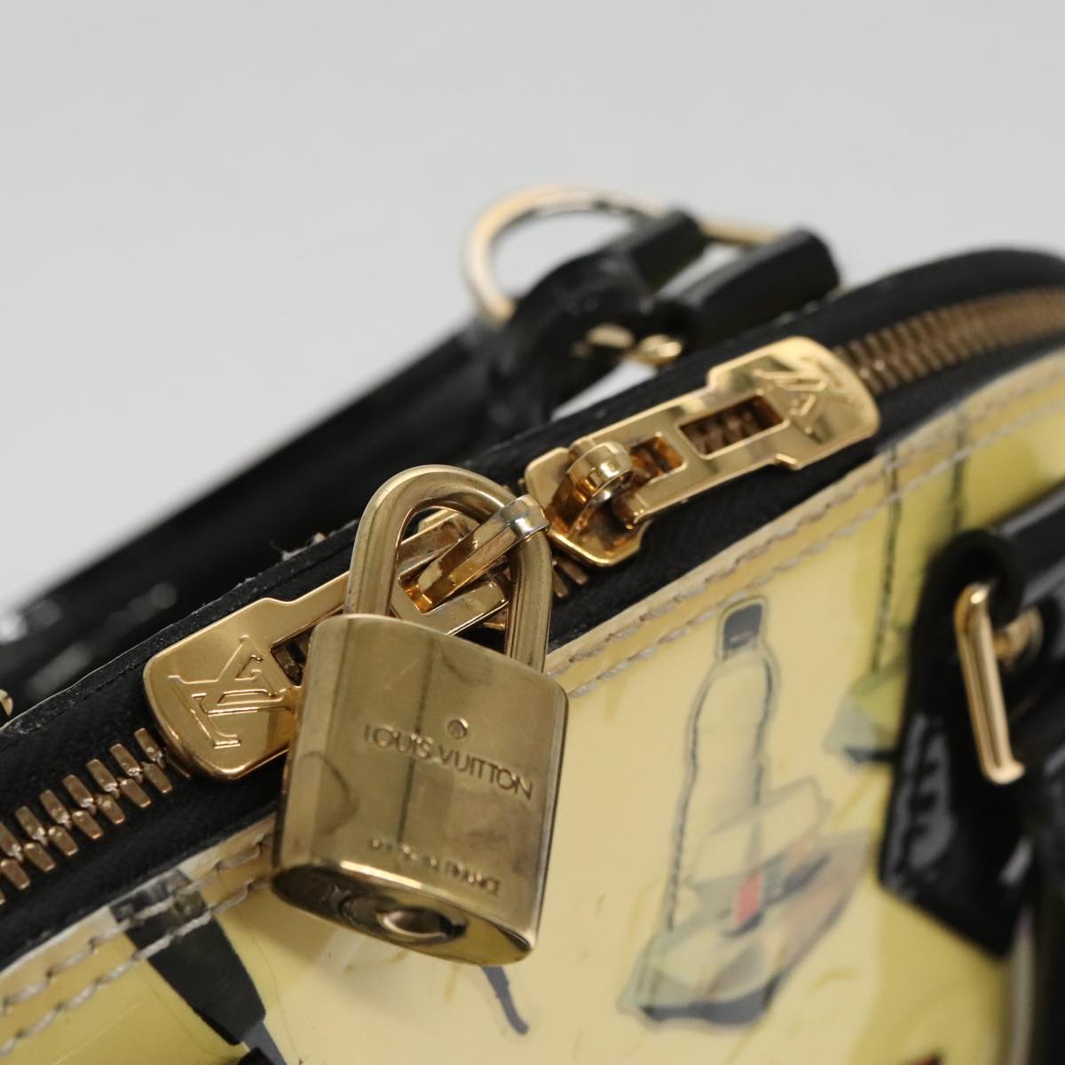 LOUIS VUITTON Vernis Nicolas Ghesquière Alma BB Hand Bag 2way M50419 106134
