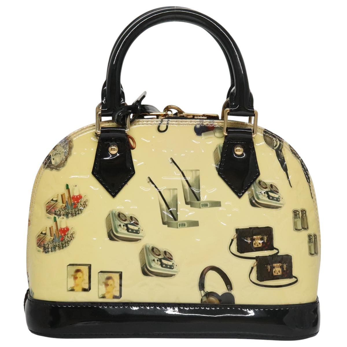 LOUIS VUITTON Vernis Nicolas Ghesquière Alma BB Hand Bag 2way M50419 106134