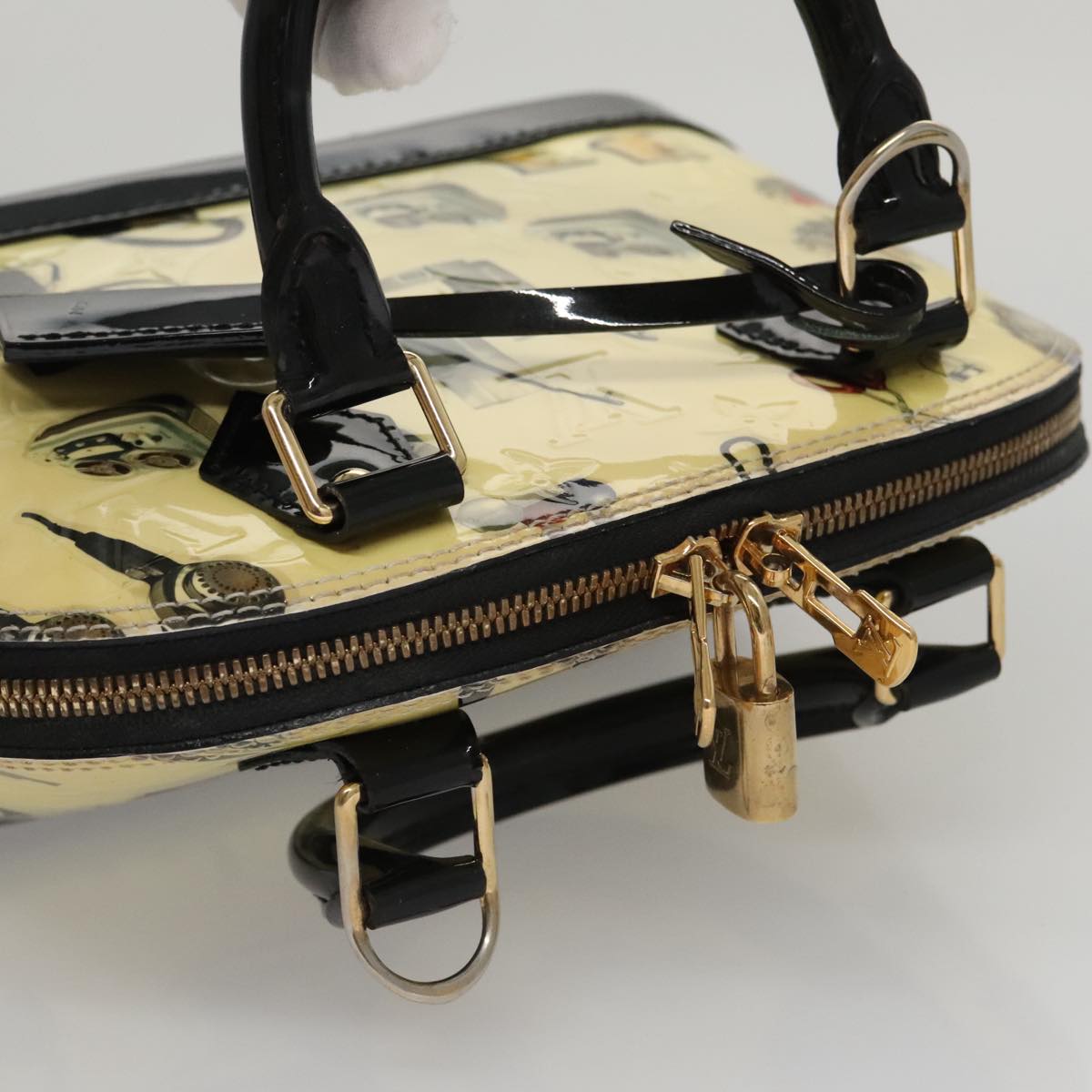 LOUIS VUITTON Vernis Nicolas Ghesquière Alma BB Hand Bag 2way M50419 106134